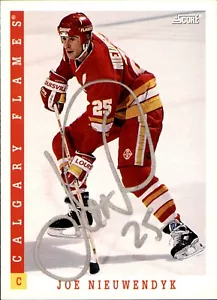 Joe Nieuwendyk Signed 1993-94 Upper Deck #199 Autographed Flames 59243 - Picture 1 of 1