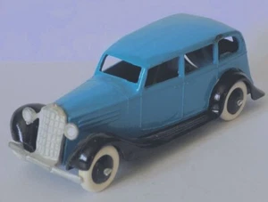 Dinky Toys No.30d Vauxhall Saloon Car (3rd Type Chassis 1946-1947). Repainted. - Picture 1 of 11