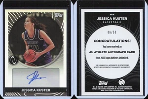 2023 Topps Athleten unbegrenzt Auto Regenbogen Folienbrett Jessica Kuster/50 - Bild 1 von 1