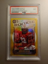 2020 Panini Legacy Jonathan Taylor Gold /25 Rookie Card RC PSA 9 MINT