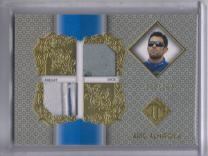 2013 Total Memorabilia Dual Swatch Gold #TMAA Aric Almirola /199
