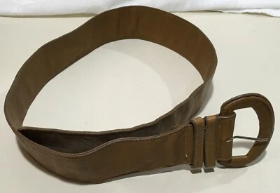 Ann Taylor 2 дюйма широкий зеленый кожаный ремень 6170 женский размер средний 38 дюймов общая длина - Изображение 1 из 4