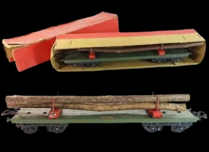 Train HORNBY FRANCE wagon PORTE BOIS avant guerre   - Picture 1 of 2