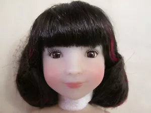 Sydney Nude Ruby Red Fashion Friends Siblies Doll Black Hair Red Highlights - Picture 1 of 9