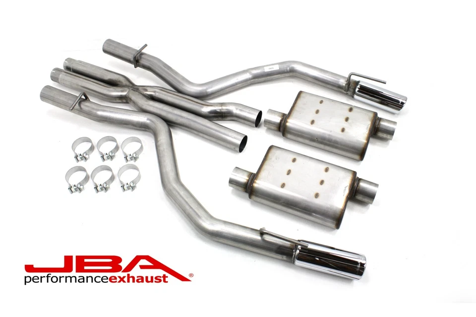 JBA Stainless Exhaust 15-21 Charger SRT8 6.2/6.4L 409SS Dual Rear 40-1669 - Image 1 of 1