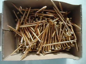 TIMBERMATE WOOD SCREW YELLOW POZI COUNTERSUNK 6.0 X 80MM Lot732 - Picture 1 of 2