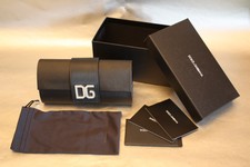 Custodia astuccio pochette occhiali Dolce & Gabbana D&G strass nuovo scatola 012