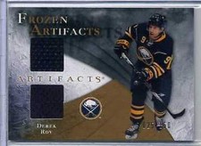 2010-11 Upper Deck Frozen Artifacts Derek Roy Dual Jersey Card 25/150 (Box DP)
