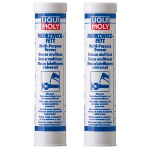 2x Liqui Moly 3552 Multi-Purpose 400g Grease Cartridge Roller Bearing Grease - Picture 1 of 4