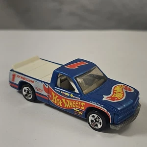 Camioneta pickup Hot Wheels Chevy 1500 Race Team azul 1996 vintage diecast Chevrolet - Imagen 1 de 12