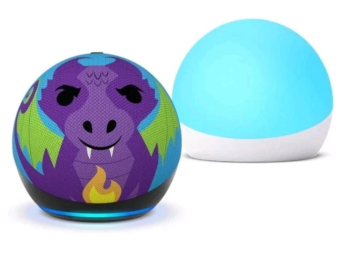 Echo Dot (5th Gen) Kids Dragon with Echo Glow - Image 1 of 4