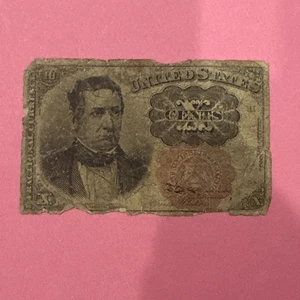 1874 united states 10 cents fractional currency - Picture 1 of 2