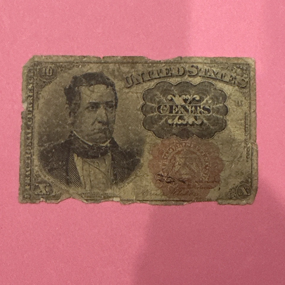 1874 united states 10 cents fractional currency - Image 1 of 2