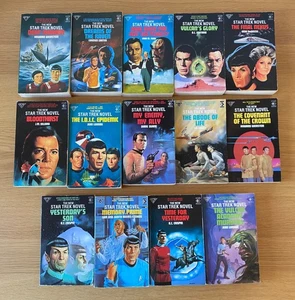 Vintage The New Star Trek Novels - Various Authors x 14- Titan Books - Imagen 1 de 3
