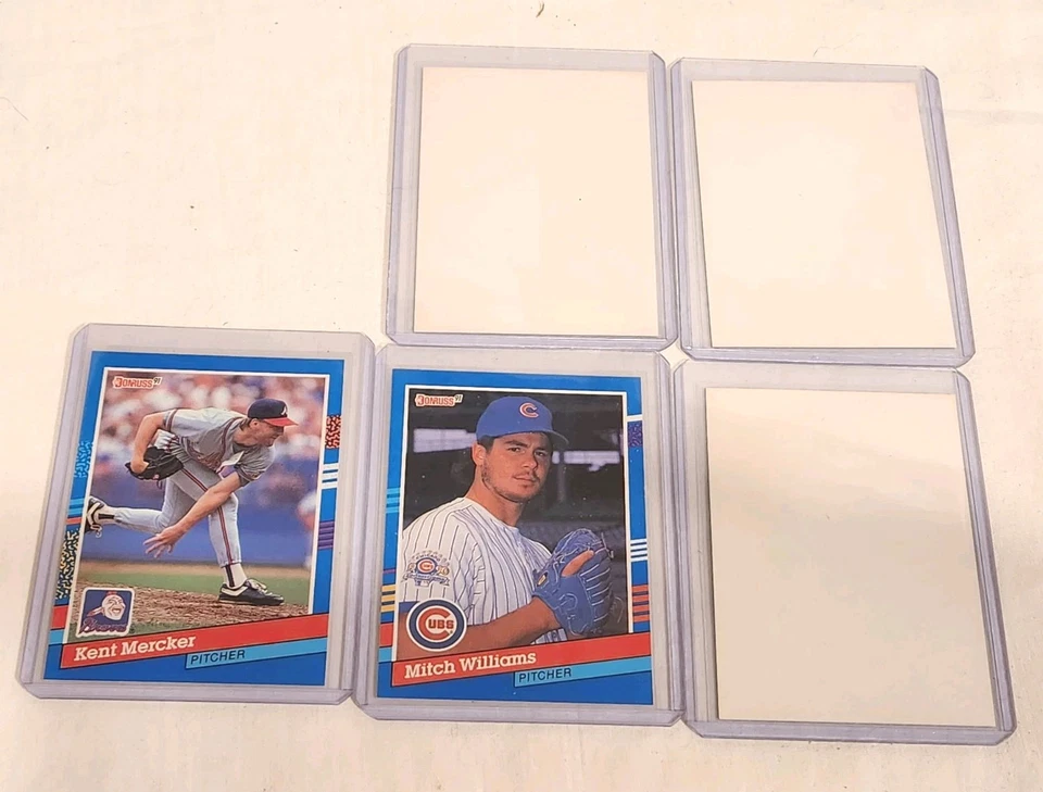 Lote de 5 tarjetas de error MLB Donruss 1991 espalda blanca LEER DESCRIPCIÓN COMPLETA  Foto 1 de 4