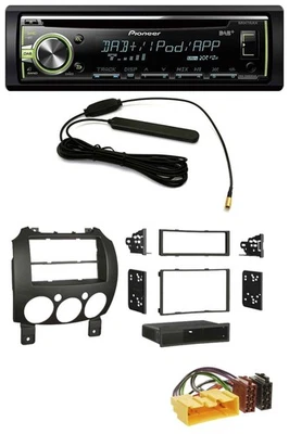Pioneer MP3 USB CD DAB AUX Autoradio für Mazda 2 (ab 2007) - Bild 1 von 4