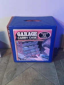 Vintage 1984 Garage Carry Case Park’s 72 Autos, kommt mit 35 verschiedenen Autos LESEN - Bild 1 von 18