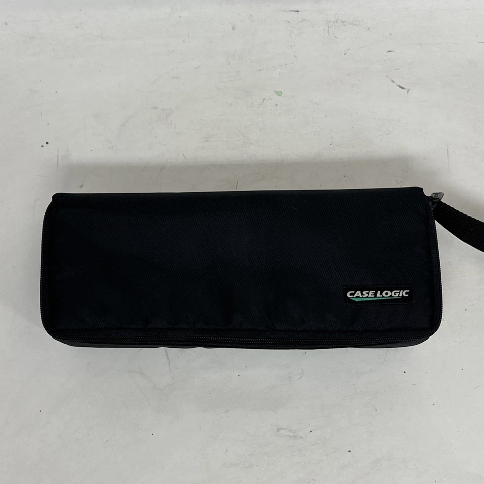 Винтажный чехол Logic мягкий нейлон серый портативный держатель для 15 кассет - Изображение 1 из 4