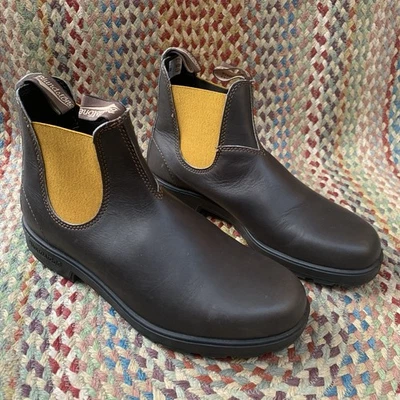 Bota Chelsea BLUNDSTONE 1919 Serie Original Marrón Mostaza Talla 10 - Envío y devolución gratuitos - Imagen 1 de 4