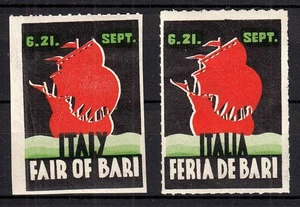 425642/ Lot Reklamemarken – Feria de Bari - Italia - ungebraucht - Picture 1 of 1