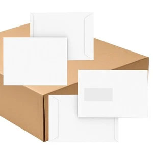 Sobres de bolsillo C5 autosellantes ventana o no ganar - 162 x 229 mm - blanco - Imagen 1 de 3