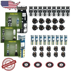 Durable Green T5 T10 LED Indicator Bulbs 30pc High Brightness Long Life - Picture 1 of 9