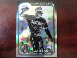 Actualización cromada Topps 2024 Jordan Lawlar #USC51 refractor negativo RC-D'Backs - Imagen 1 de 1