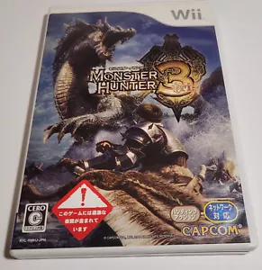 Monster Hunter Tri 3 - Nintendo Wii Japanese NTSC-J Import CIB Complete Tested - Picture 1 of 5