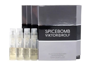 V&R VIKTOR & ROLF SPICEBOMB EDT 1.2ml .04fl oz x 4 COLOGNE SPRAY SAMPLE VIALS - Picture 1 of 1