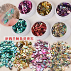 6Colors 3D Nail Sticker Elegant Style Abalone Gravel Ultra-thin Shell Nail Decal
