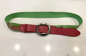 Women’s Dolce Gabbana Belt D&G Logo Green Large - Imagen 1 de 7
