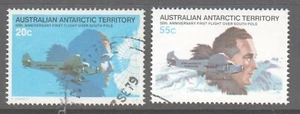 Australian Antarctic Territory 1979 50th Anniversary 1st Flight Used set 2stamps - Picture 1 of 1