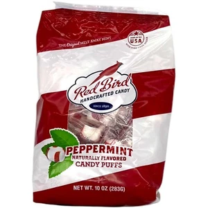 Red Bird Southern Refresh Original Mints Soft Peppermint Puffs 10oz Bag 1 Pack - Picture 1 of 3