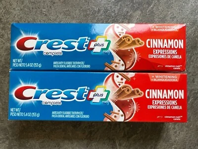 Crest Complete Plus Cinnamon Expressions Toothpaste 2- PACK 5.4 oz - Image 1 of 2