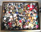Huge Lot 9 lbs. Vintage to Now Buttons Bakelite Rhines Celluloid MOP