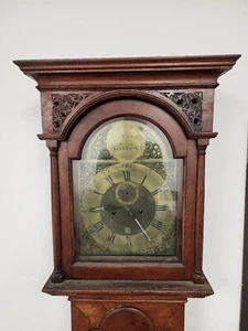 Antique English Grandfather Clock Pre-1800 - Picture 1 of 10
