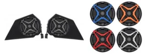 SSV Works Side 6.5" Speaker Pods With Orange Grills For Polaris Slingshot 15-21 - Picture 1 of 3
