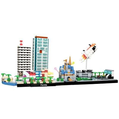 NEW - Florida Skyline Architecture Set - USA  - Model Display   - Building Set - Image 1 of 4