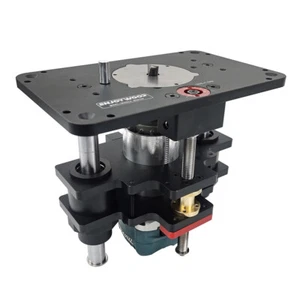 US Router Lift System Wood Router Table Up Lift Plate Precision Woodworking Tool - Picture 1 of 12