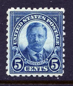 Bigjake: #586, 5 cent Roosevelt, MNH - Picture 1 of 2