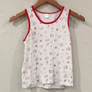 Cutie Kids Girls Sz 8 Fun Tank Top Summer Cite Baby House Pattern - Picture 1 of 9