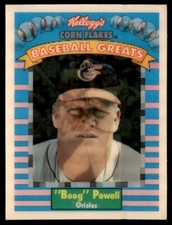 1991 Kellogg's Baseball Greats Boog Powelll Baltimore Orioles #13