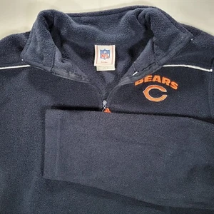 Chicago Bears Mujer Mediana 1/4 Cremallera NFL para Ella Azul Marino Vellón - Imagen 1 de 9