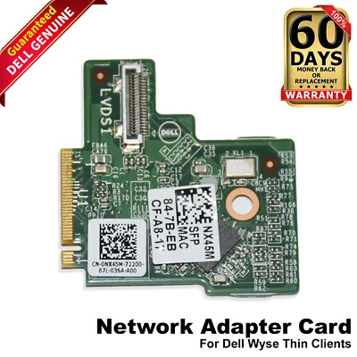 Dell NX45M Wyse Realtek PCIe M.2 Gigabit Network Adapter Card GbE NIC Fiber SFP - Image 1 of 4