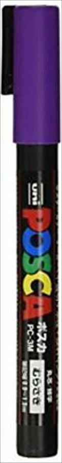 Marcador fino Uni Posca púrpura PC3m.12 Foto 1 de 1