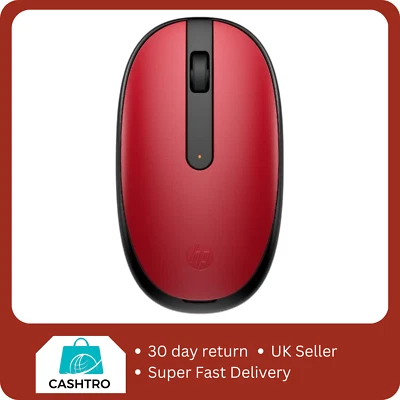 HP 240 Bluetooth Wireless Mouse - Red - Image 1 of 4