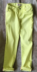 lei Pants girls size 12 yellow Low rise Chelsea Cropped - Picture 1 of 10