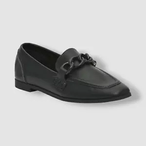 Steve Madden Women's Black Cardena Loafer Shoe Size 7M - Picture 1 of 4