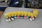 Peluche Vintage  Mille Pattes jaune Chenille Lots A Lots A Leggggggs