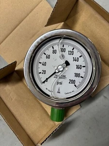 GF-GF McDANIEL PRESSURE GAUGE 4" 0-200 PSI - Picture 1 of 4